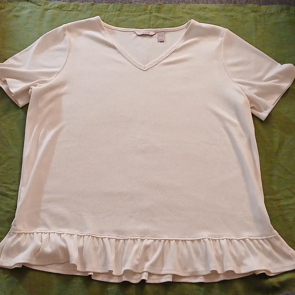AnyBody Gray and White Tops Set - Picture 3 of 9